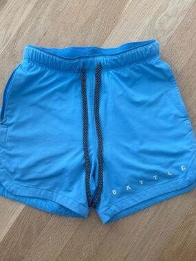 Youth Light Blue Battle Shorts w Liner